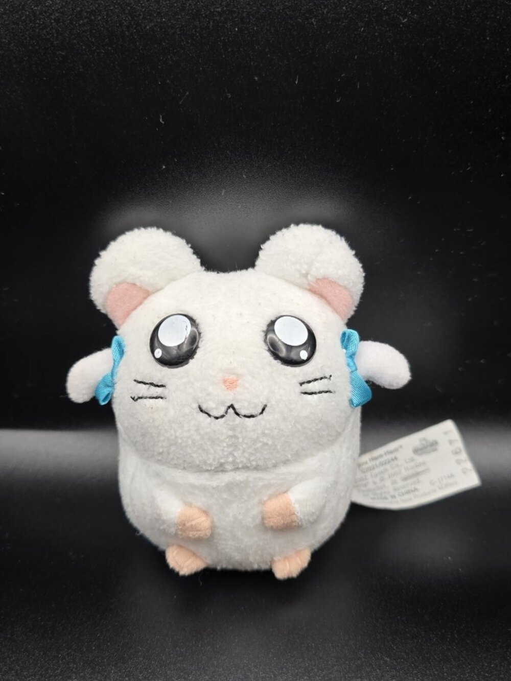 Hamtaro Bijou 3.5” Plush Hamster Ham-Ham Stuffed Animal Toy Vintage 2002